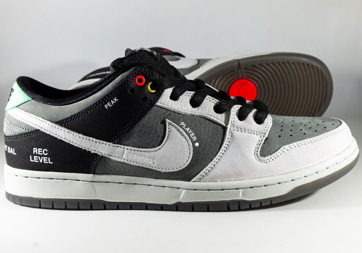 Nike SB Dunk Low / Кроссовки мужские серые с чёрным