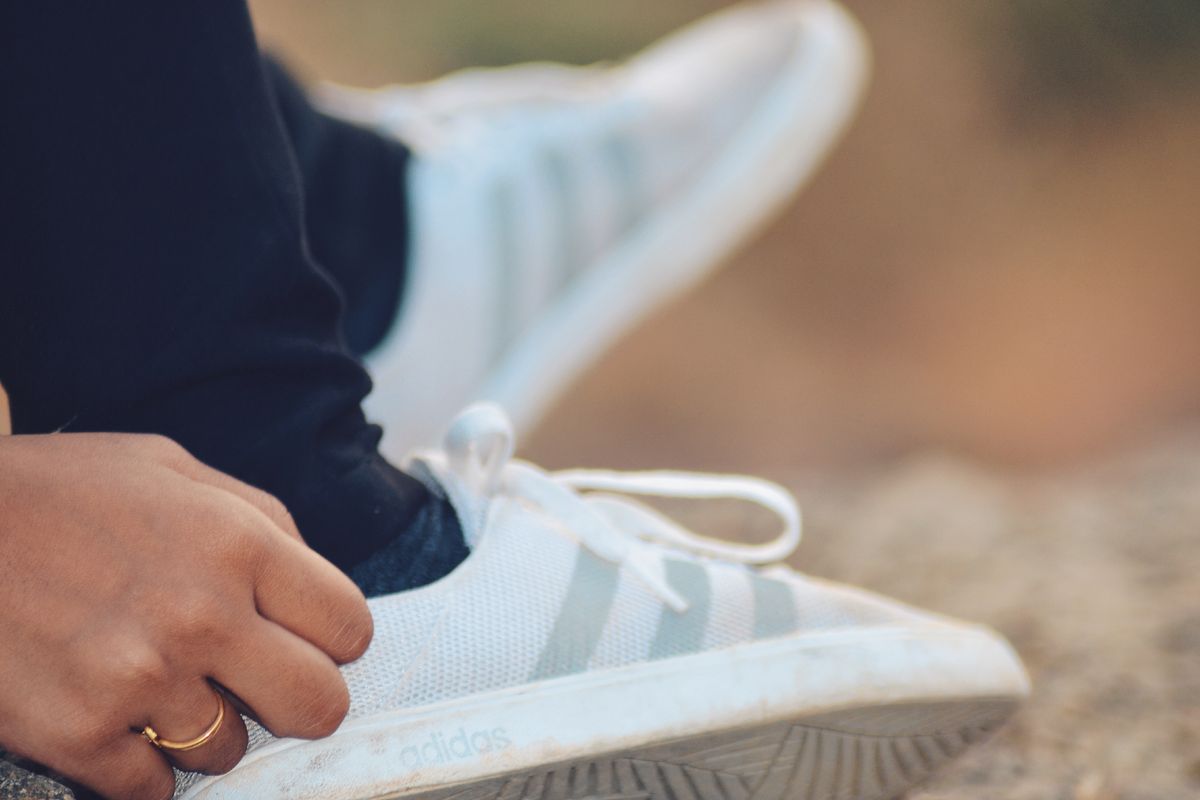 Adidas VL Court / Кроссовки белые классические кожаные